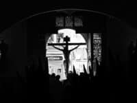 Viernes Santo desde dentro de San Francisco.